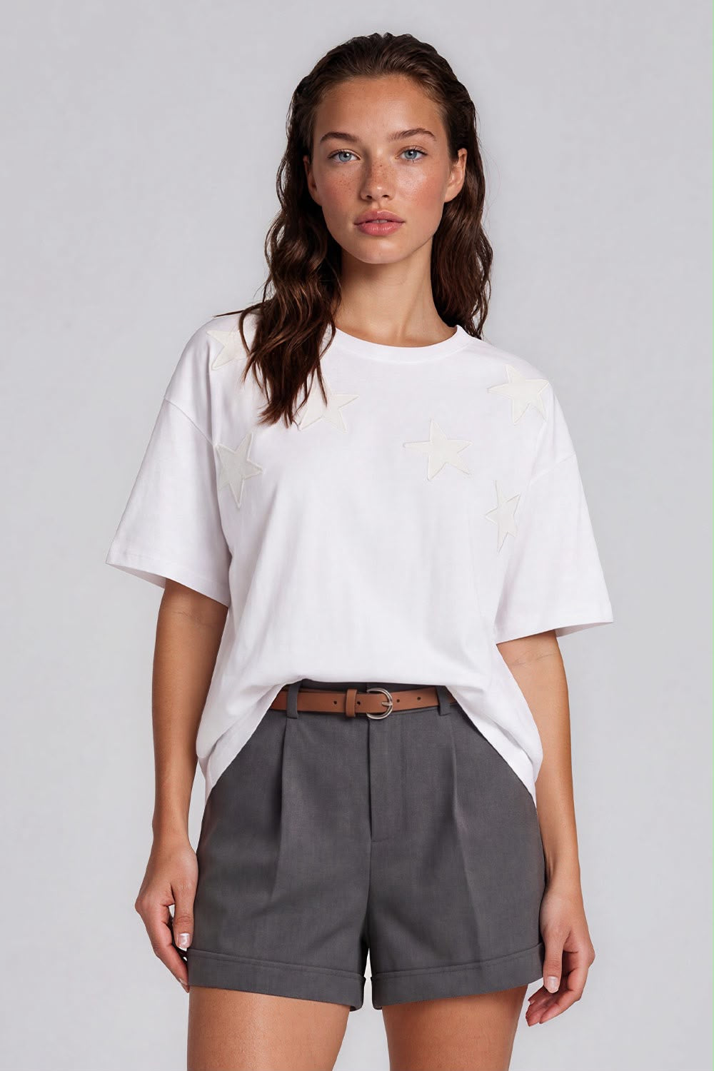 T-Shirt Sterren Wit