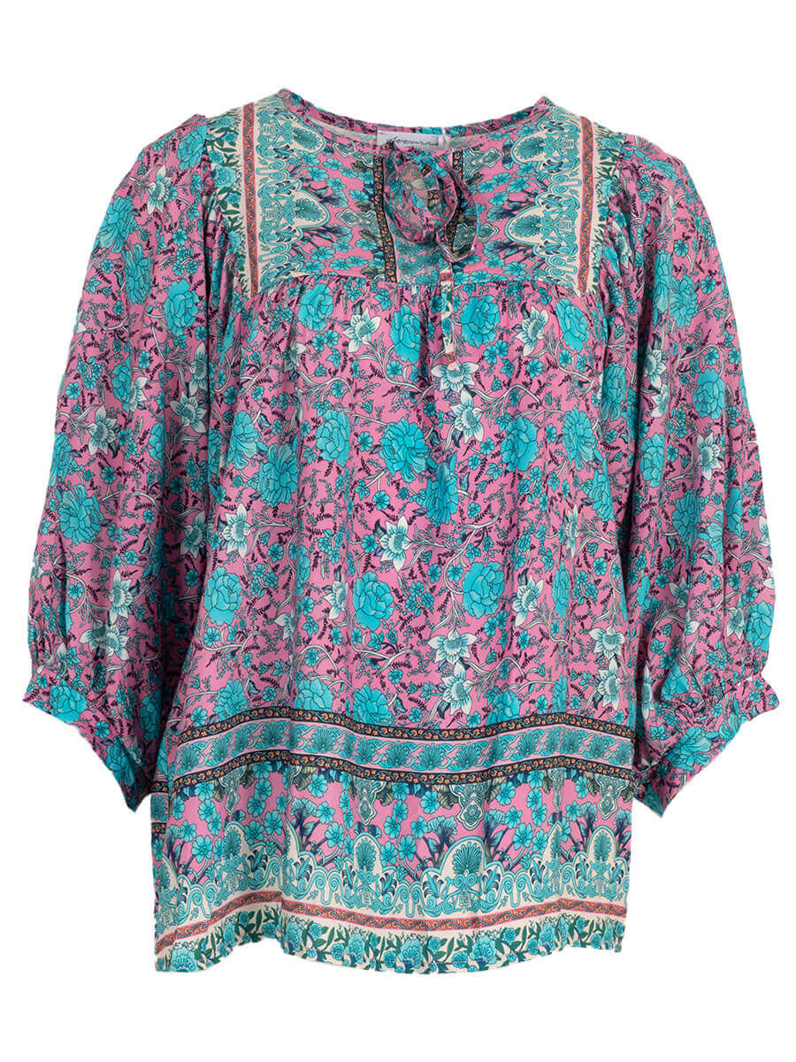 Blouse Louise Turquoise