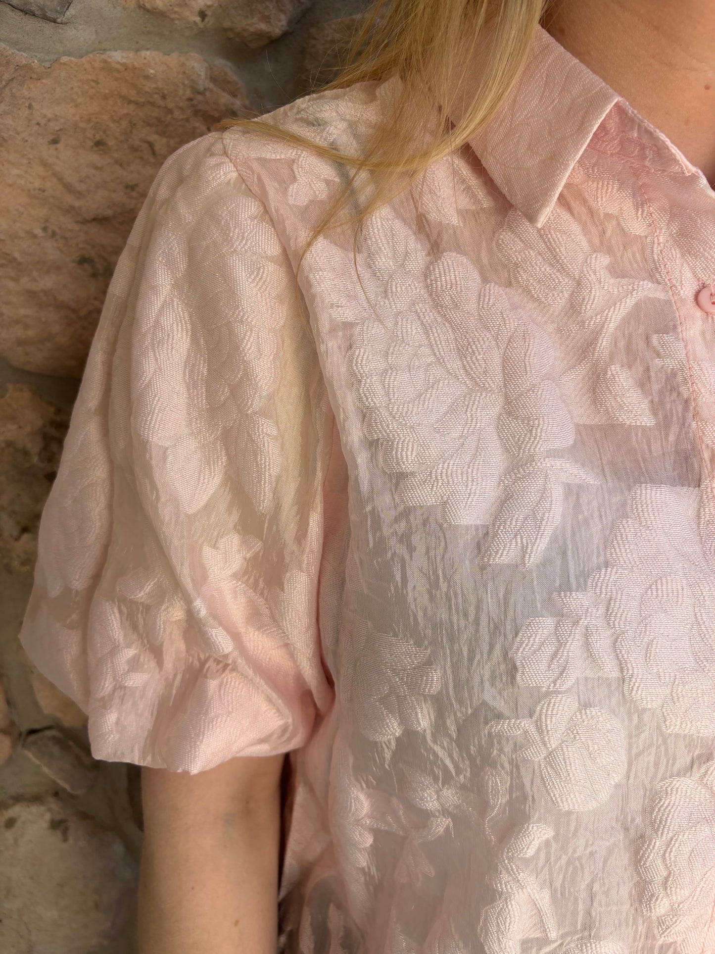 Blouse Roos Lichtroze