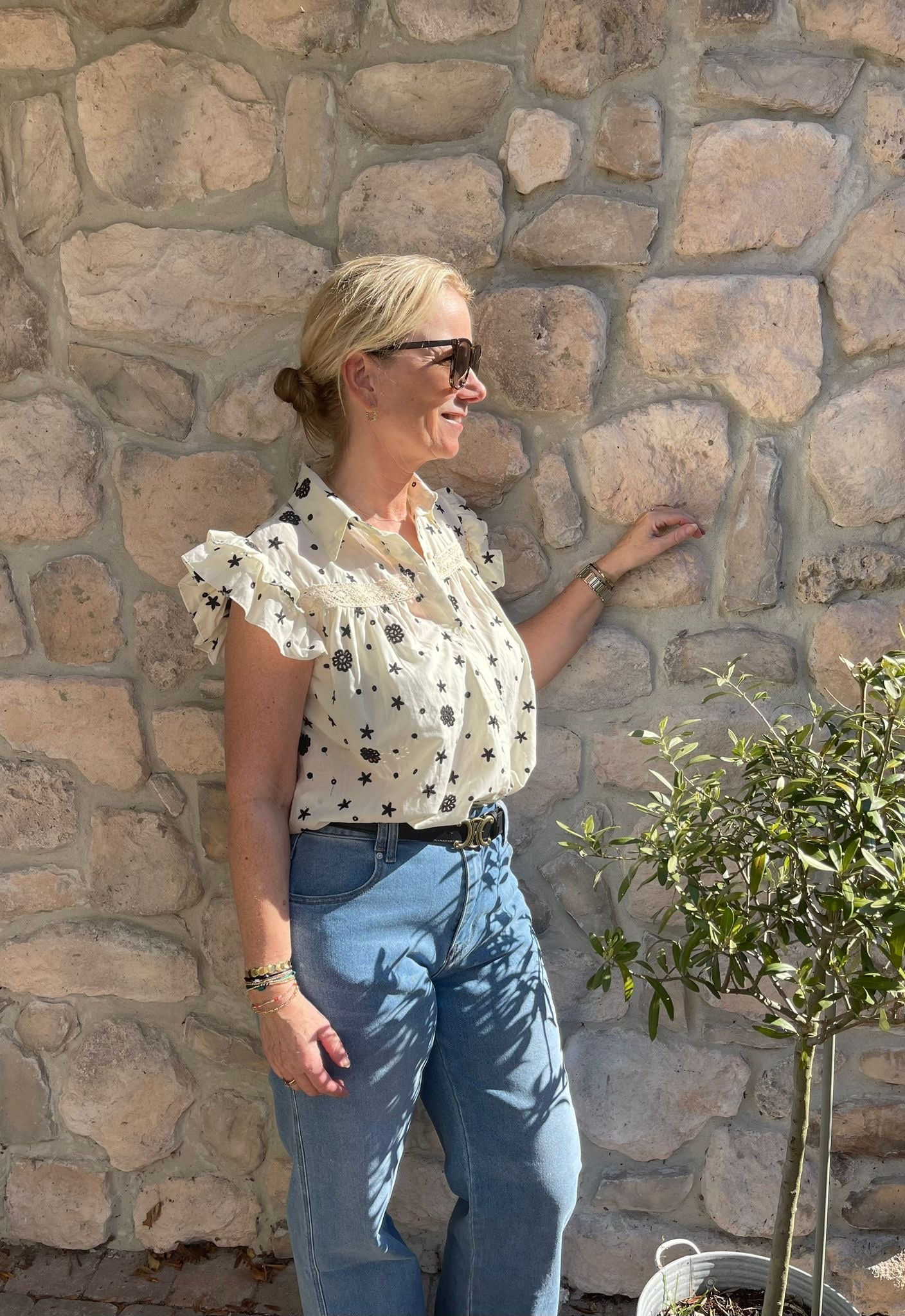 Spijkerbroek Wide Leg