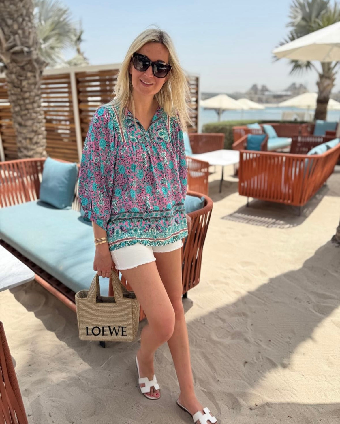 Blouse Louise Turquoise