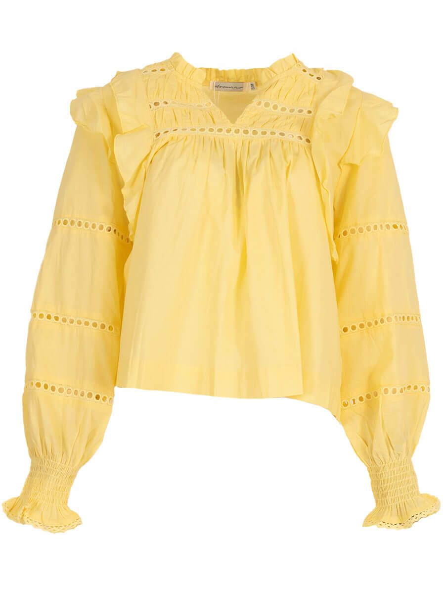 Blouse Honey Geel