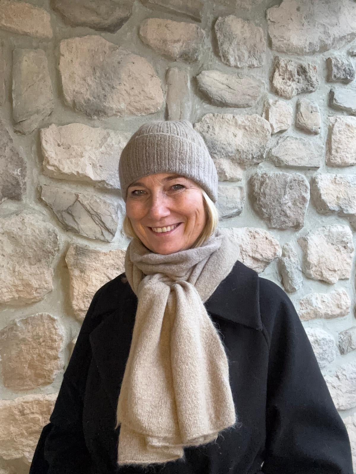 Sjaal & Muts Soft Set - Verschillende Kleuren