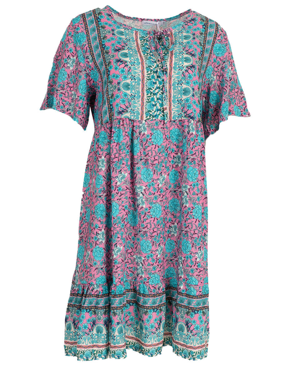 Jurk Louise Turquoise