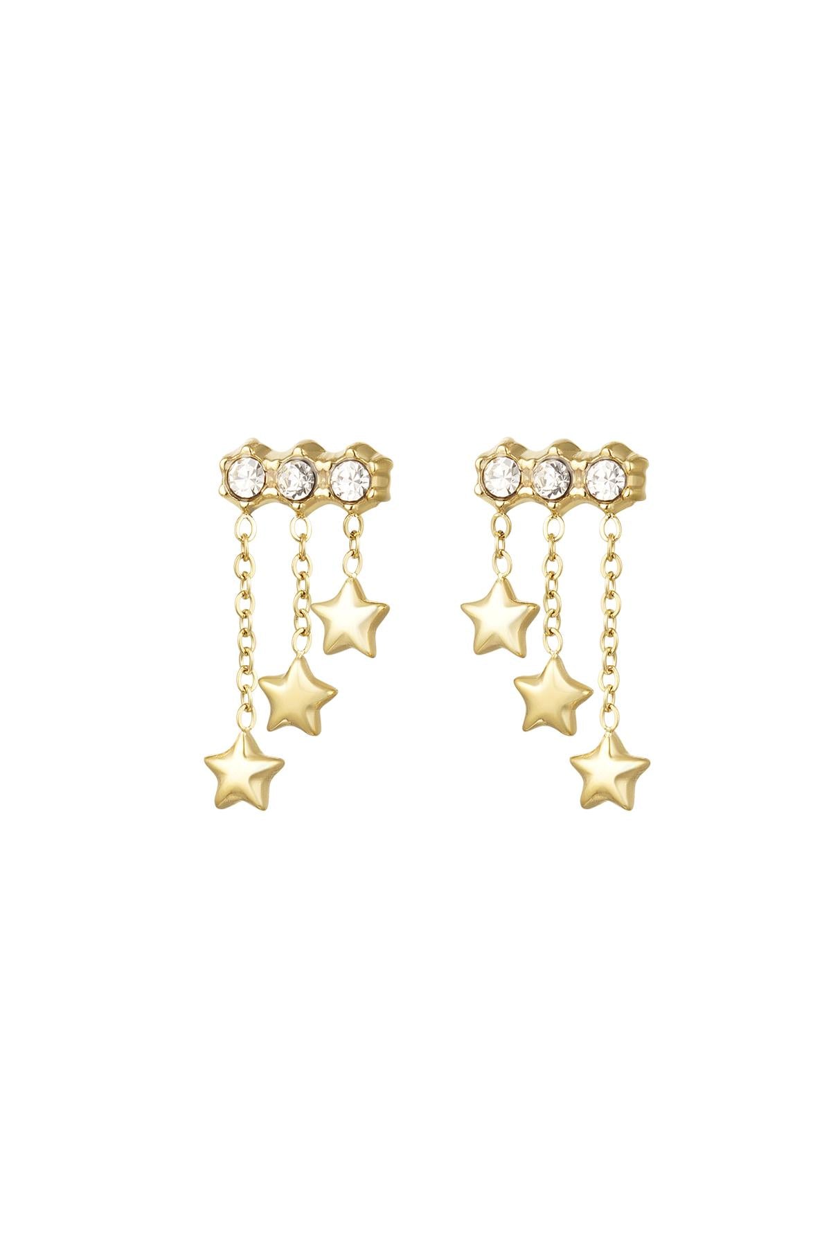 Oorbellen Diamond Stars