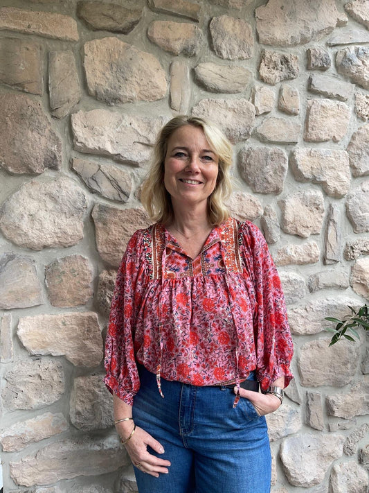 Blouse Louise Rood