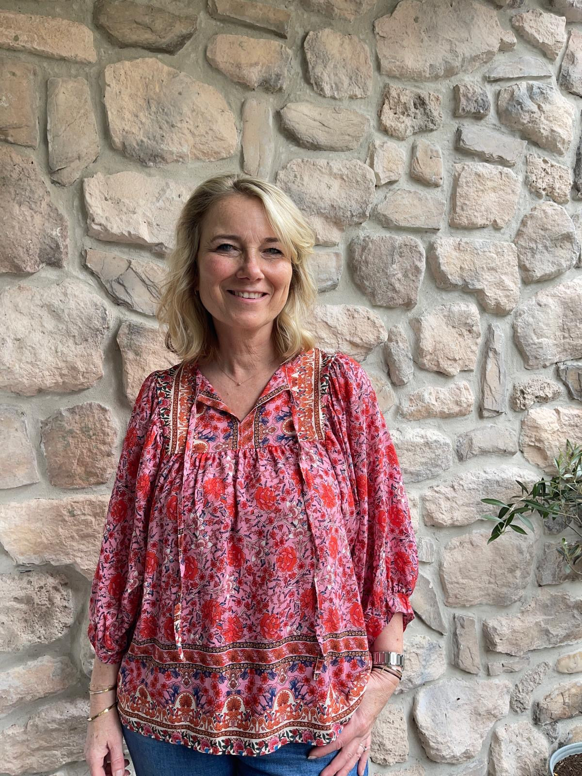 Blouse Louise Rood