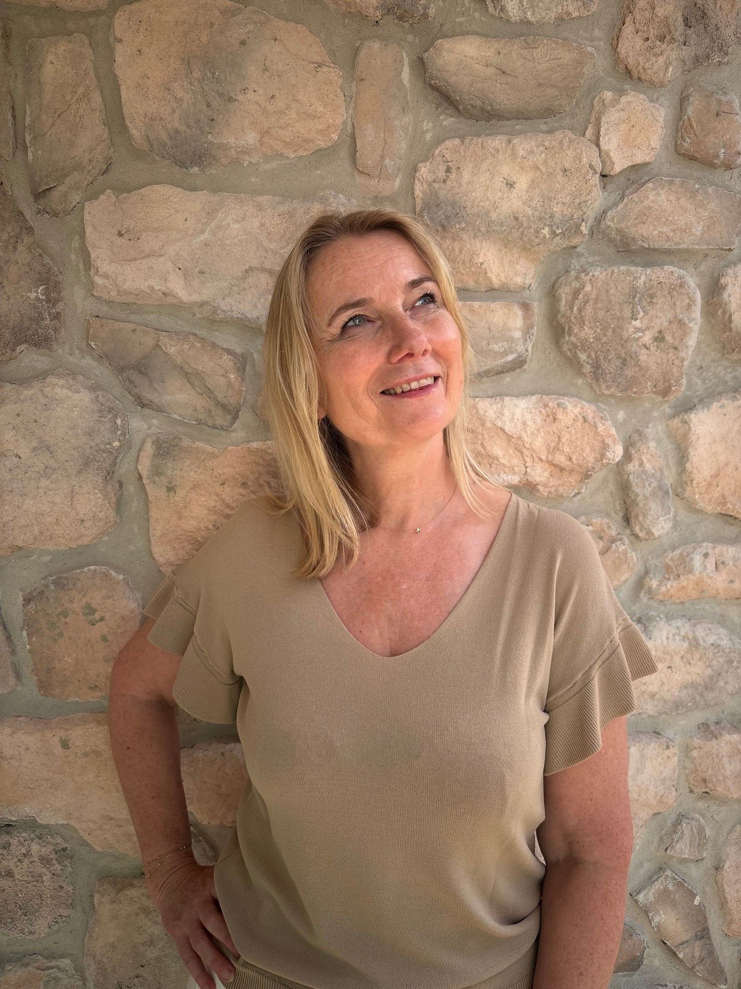 Top Mieke Taupe