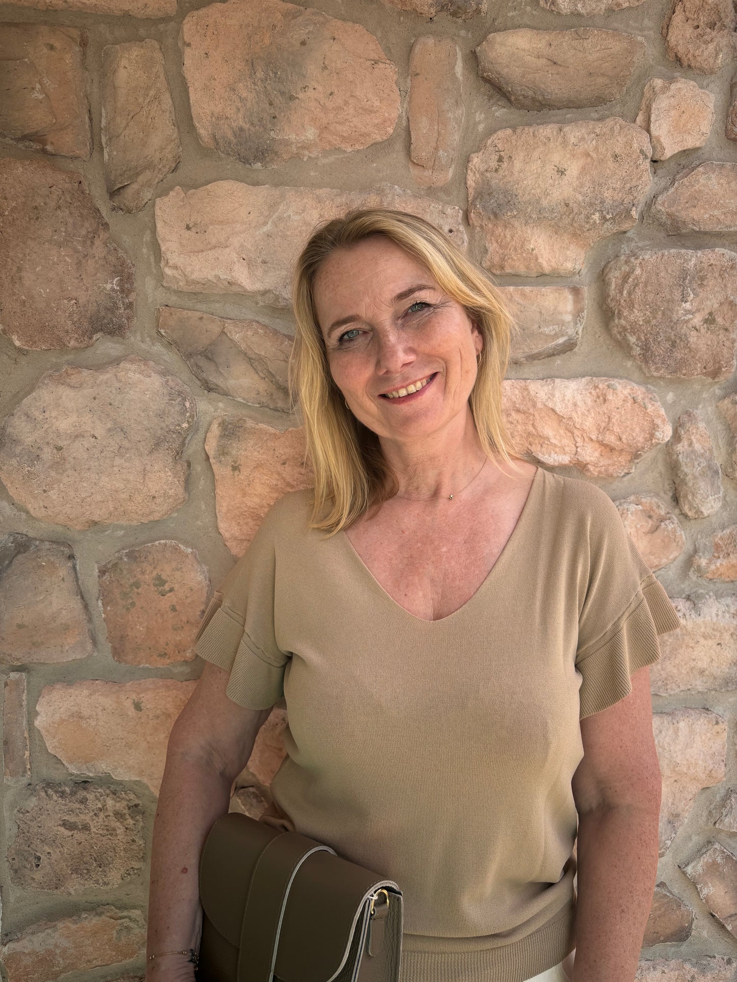Top Mieke Taupe