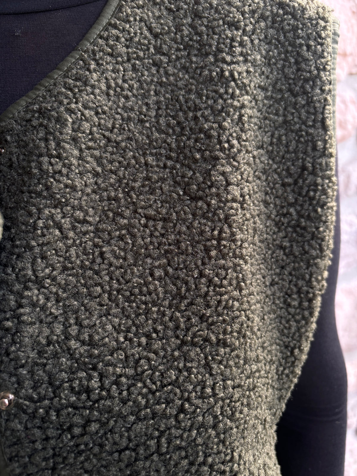Gilet Teddy Groen