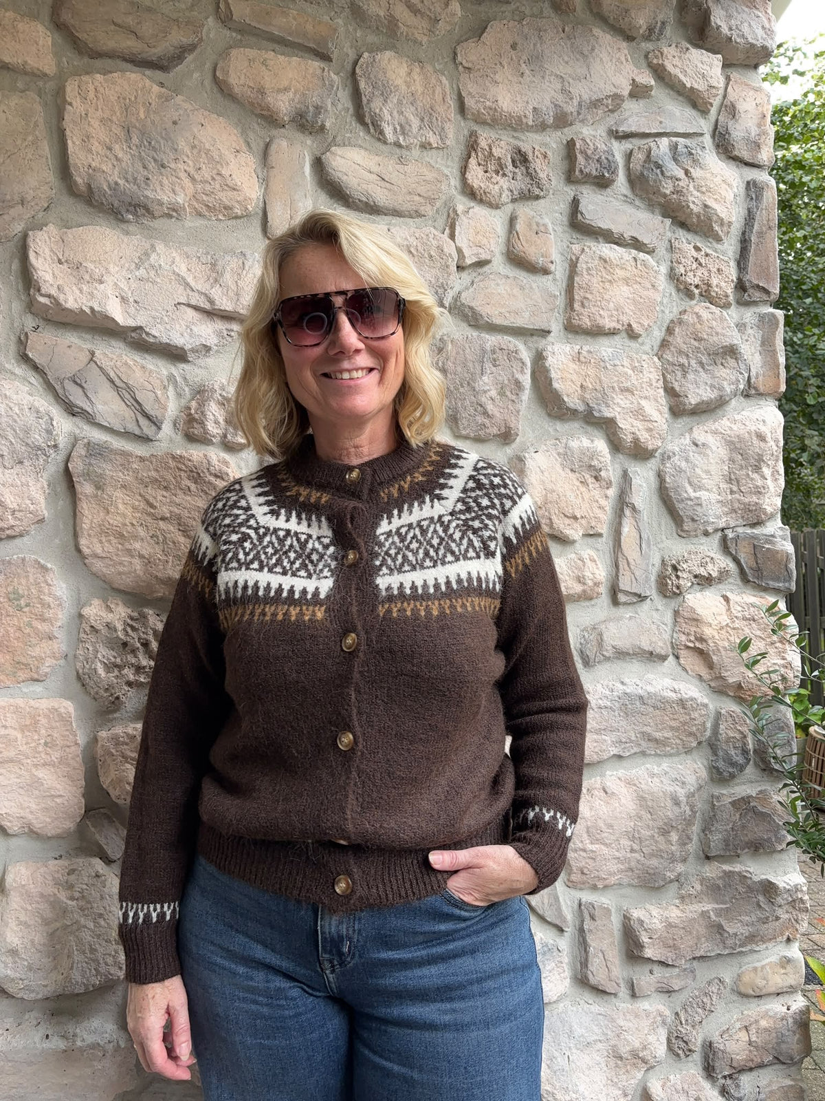 Vest Noor Bruin
