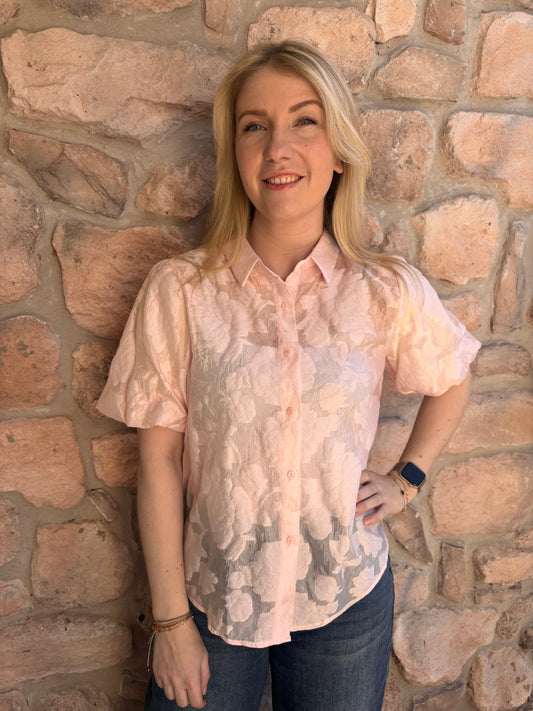 Blouse Roos Lichtroze