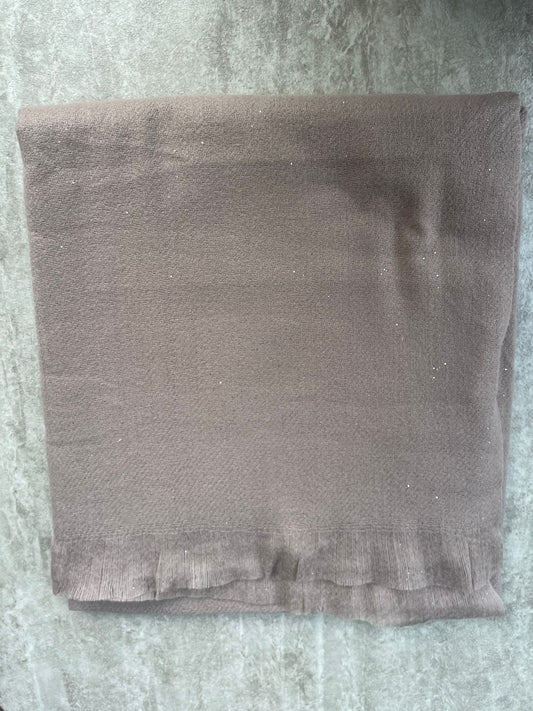 Sjaal Glitter Taupe