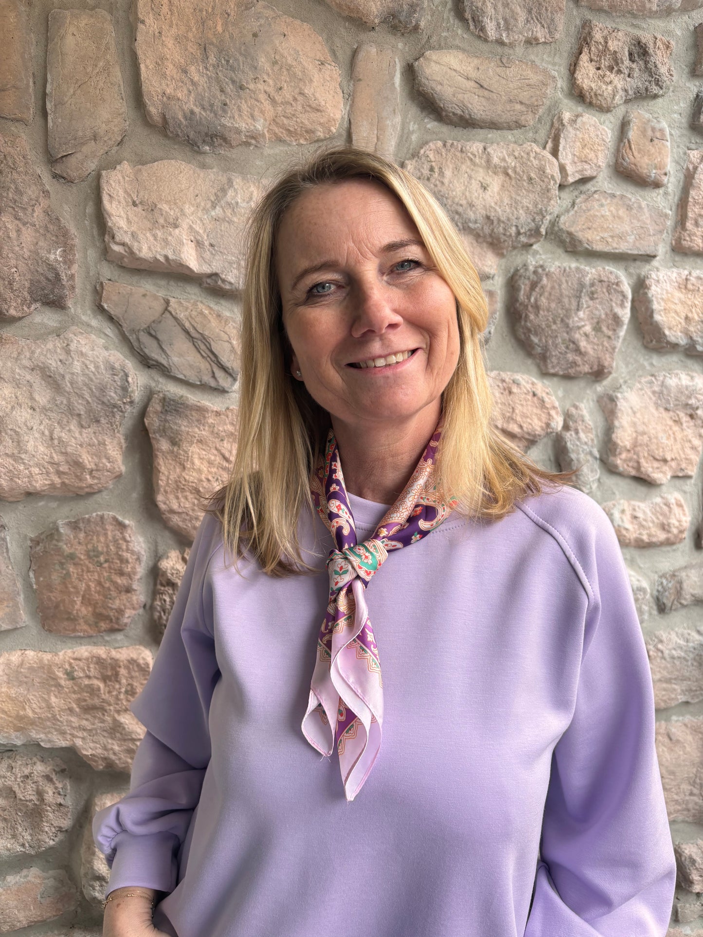 Sjaaltje Paisley Lichtroze