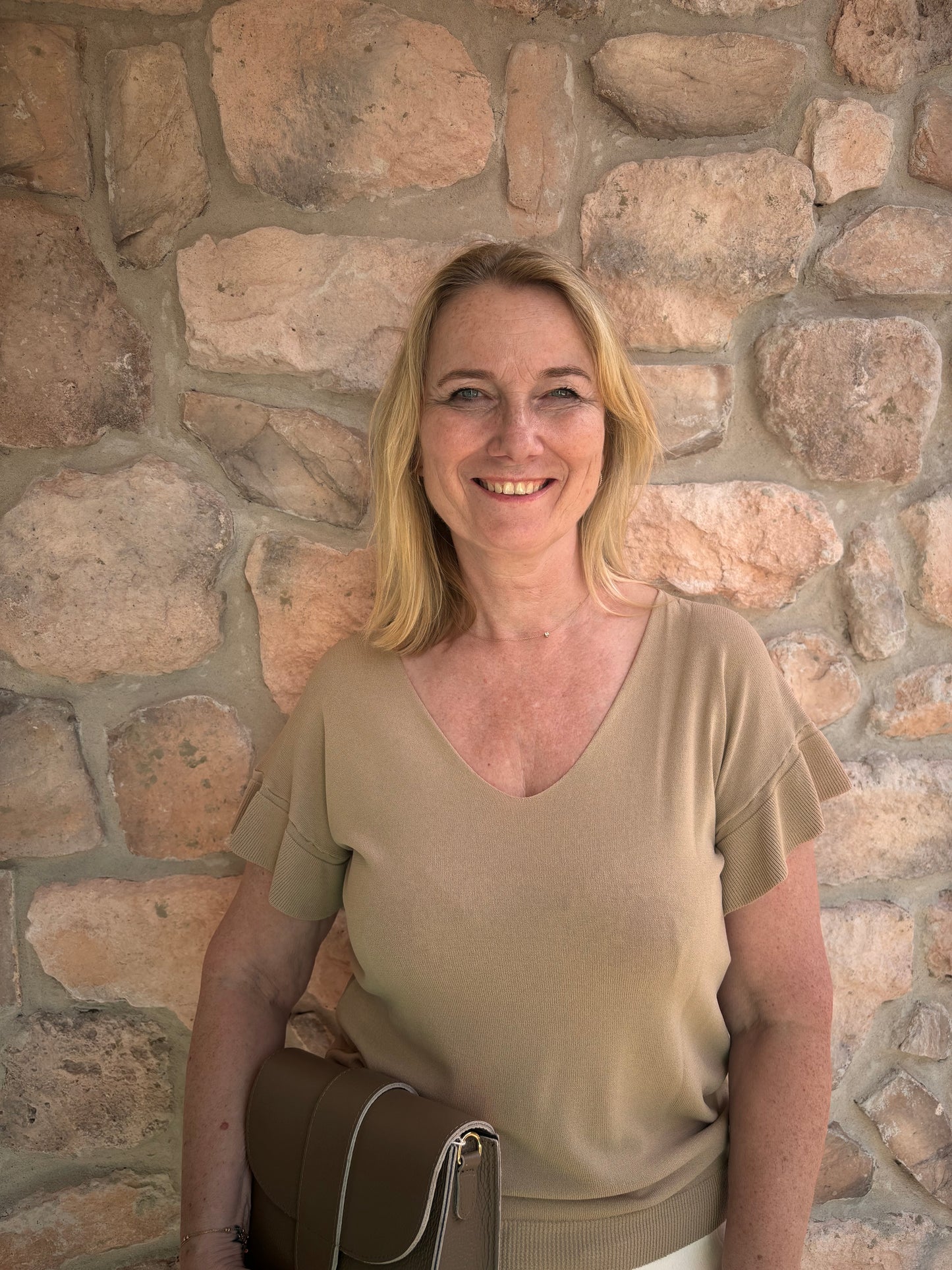 Top Mieke Taupe