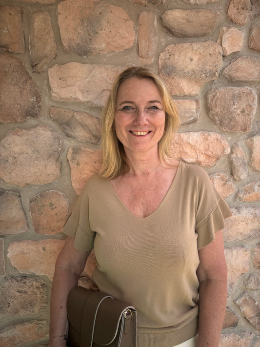 Top Mieke Taupe