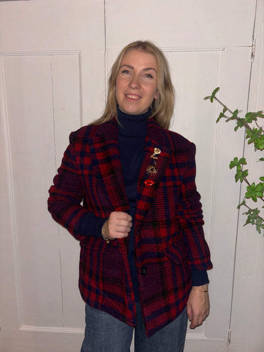 Blazer Ruit Bordeaux