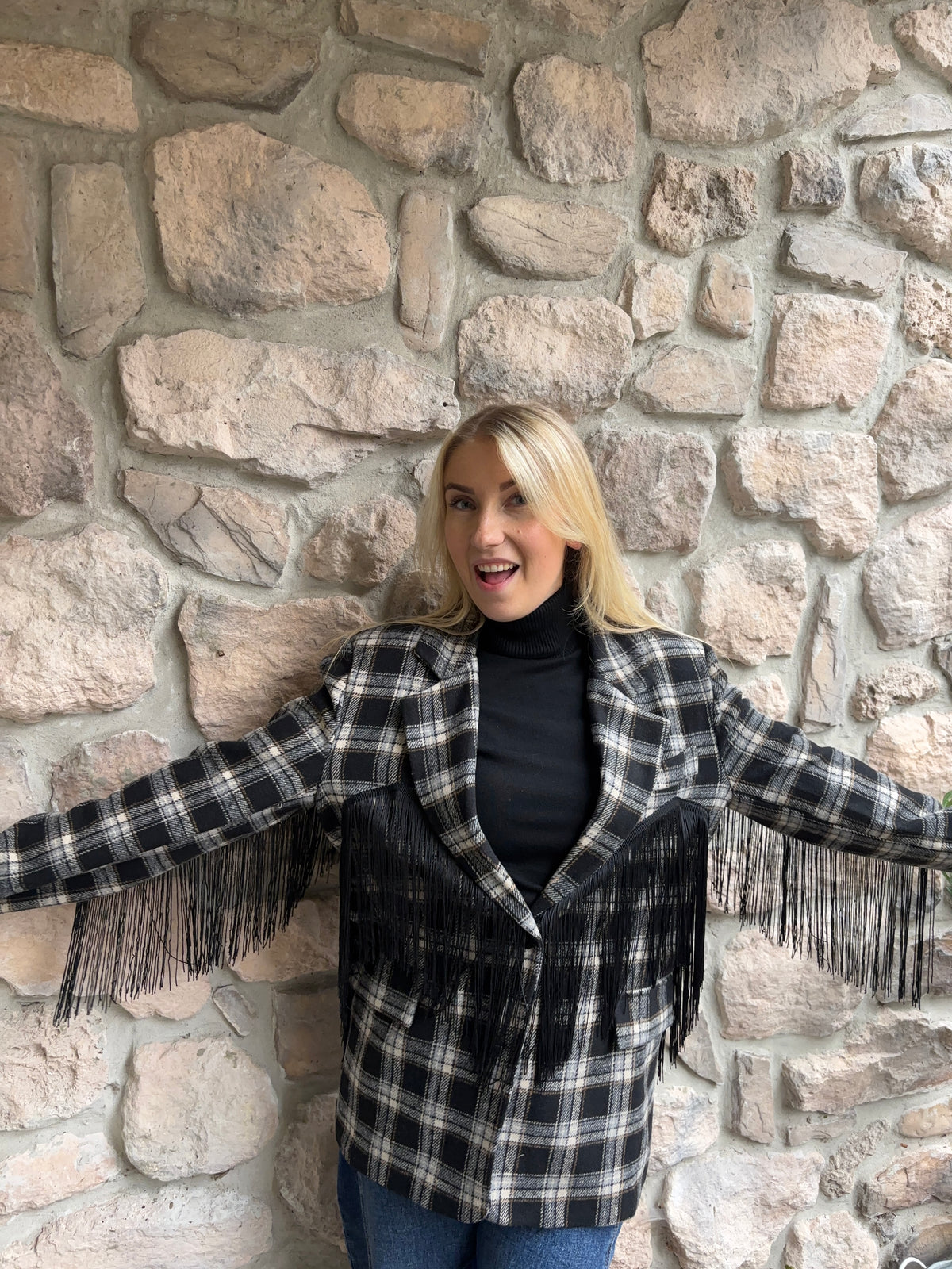 Blazer Fringe Ruit