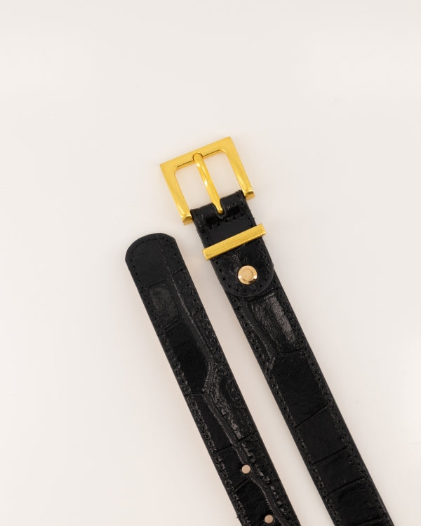 Riem Redo Croco Zwart