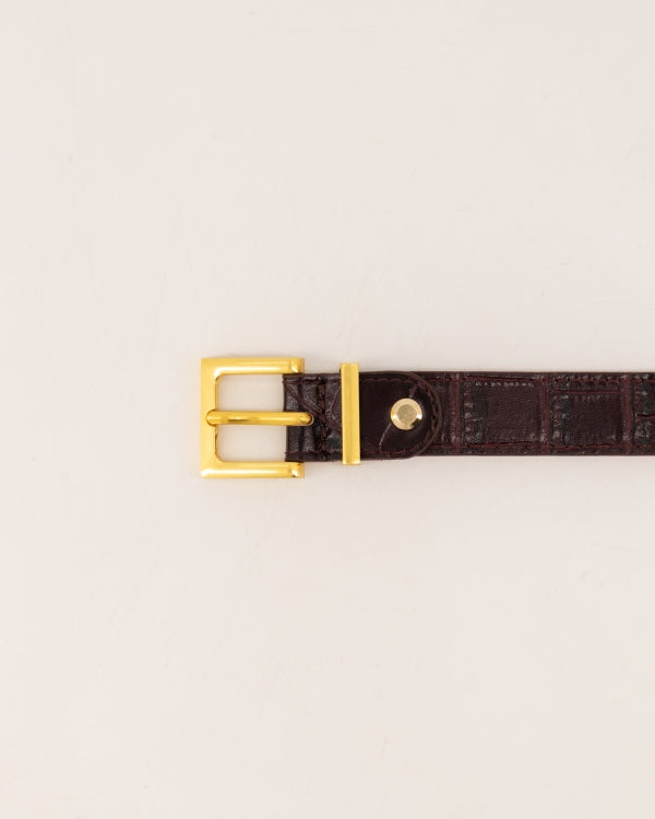 Riem Redo Croco Bordeaux