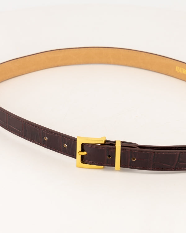 Riem Redo Croco Bordeaux