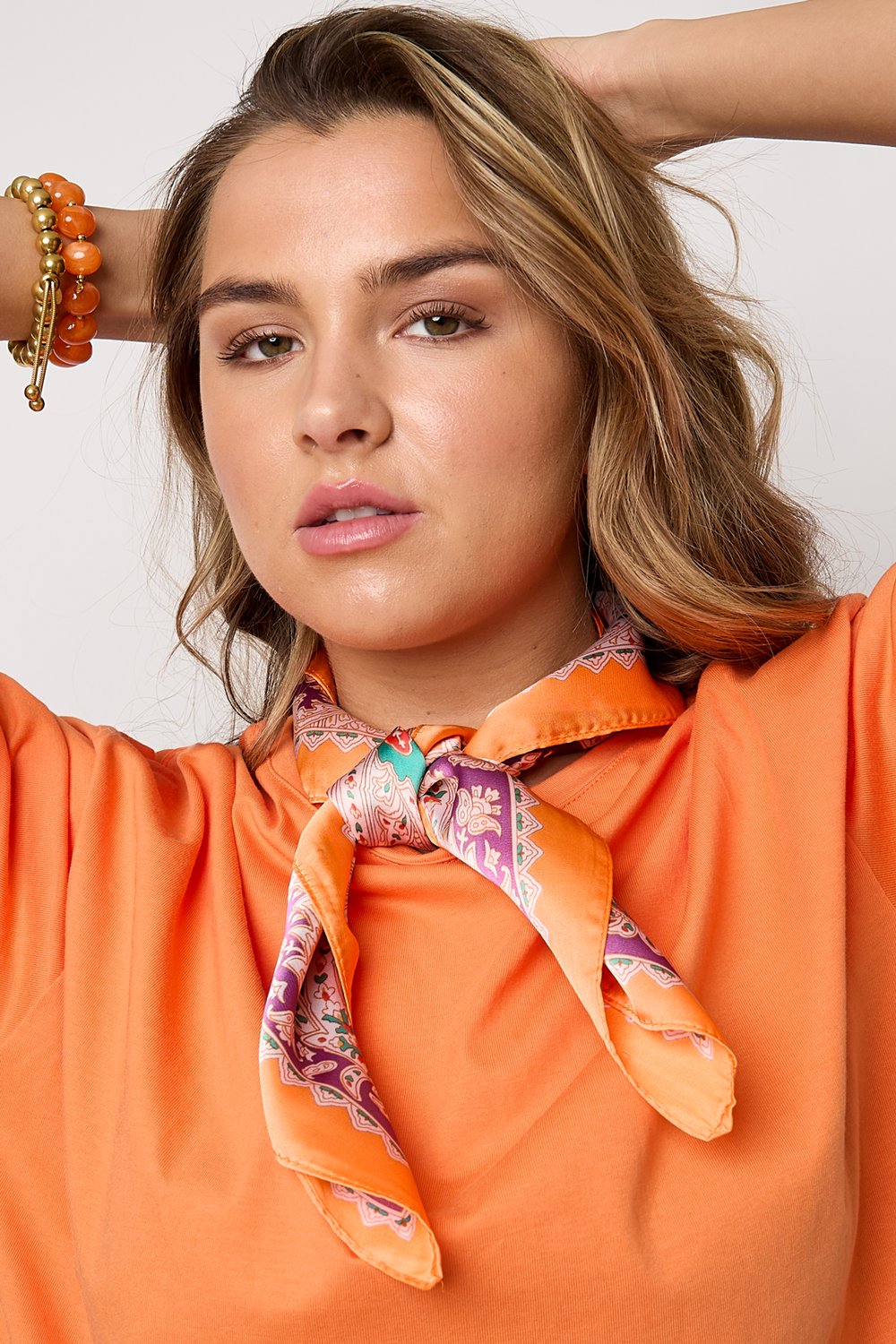 Sjaaltje Paisley Oranje